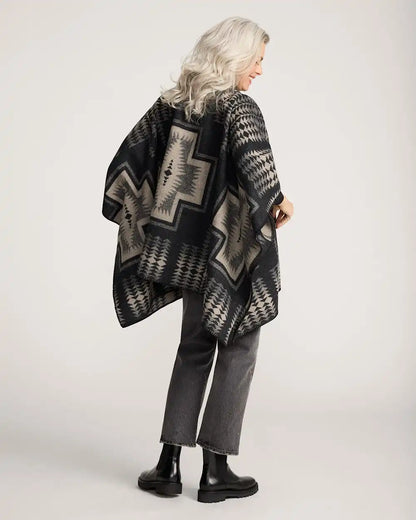 WOMEN'S HARDING WOOL PONCHO