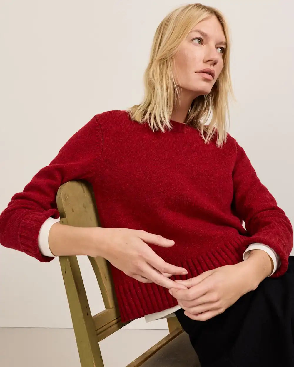 WOMEN'S SHETLAND COLLECTION CREWNECK