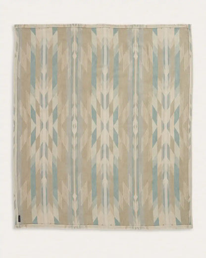 WYETH FALLS/STRIPE ORGANIC COTTON THROW GIFT PACK