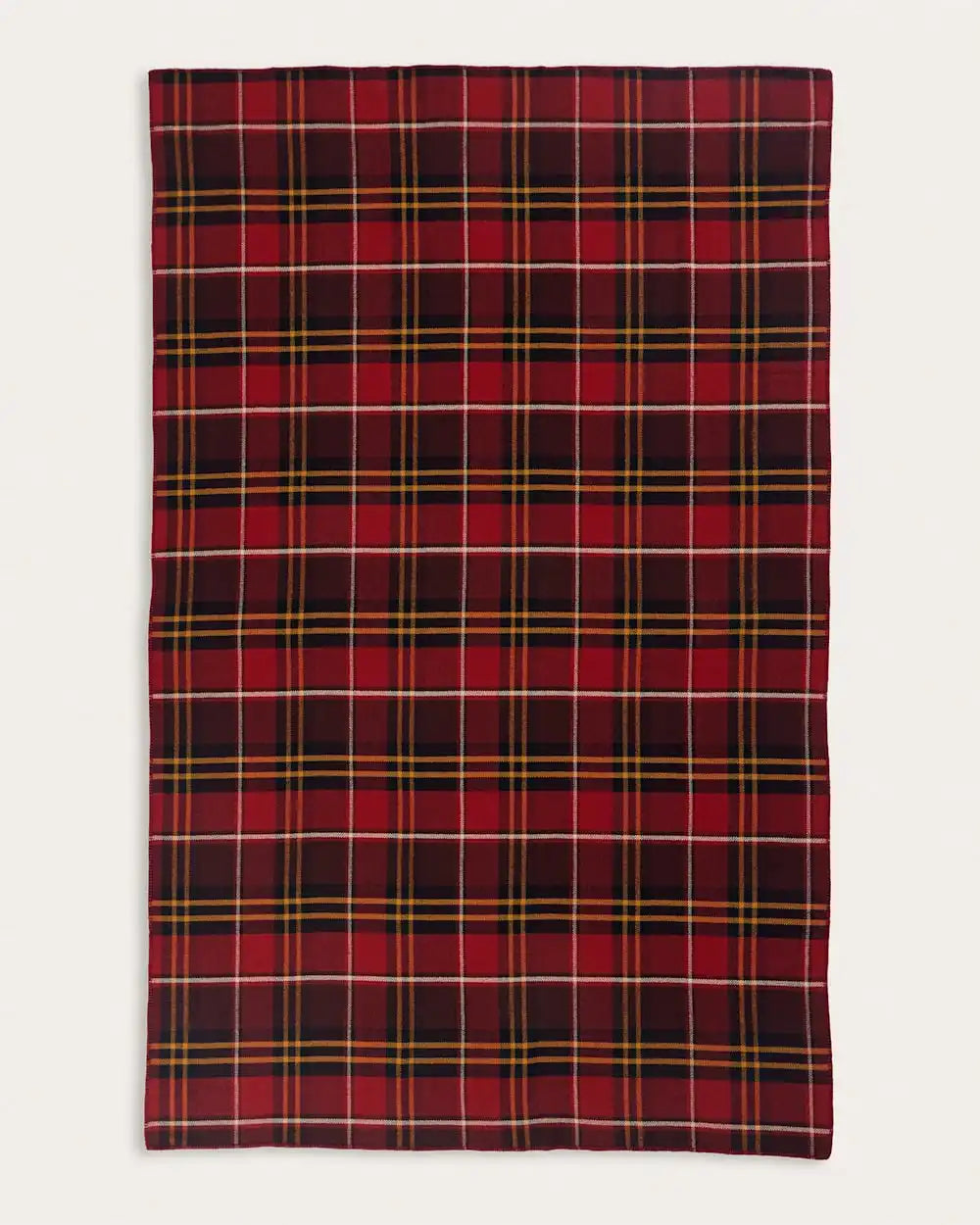 ECO-WISE WOOL PLAID/STRIPE BLANKET