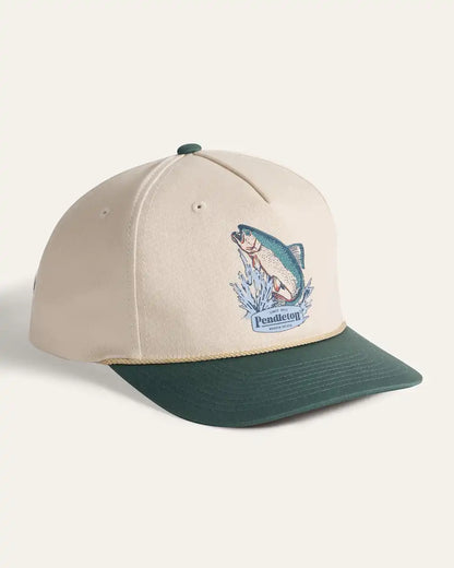 SALMON FIVE PANEL SNAPBACK HAT