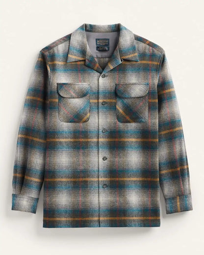 MEN'S PLAID BOARD SHIRT