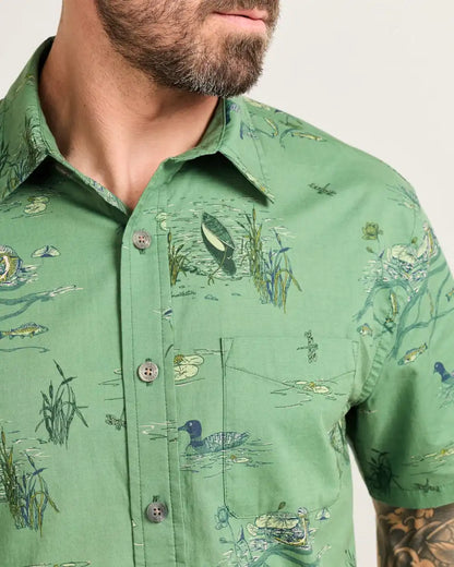 MEN'S SHORT-SLEEVE SHORELINE COTTON SHIRT