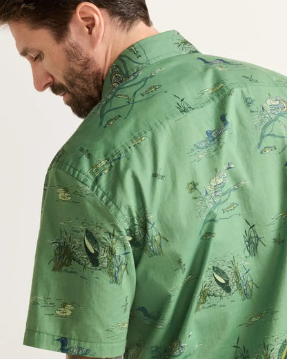 MEN'S SHORT-SLEEVE SHORELINE COTTON SHIRT