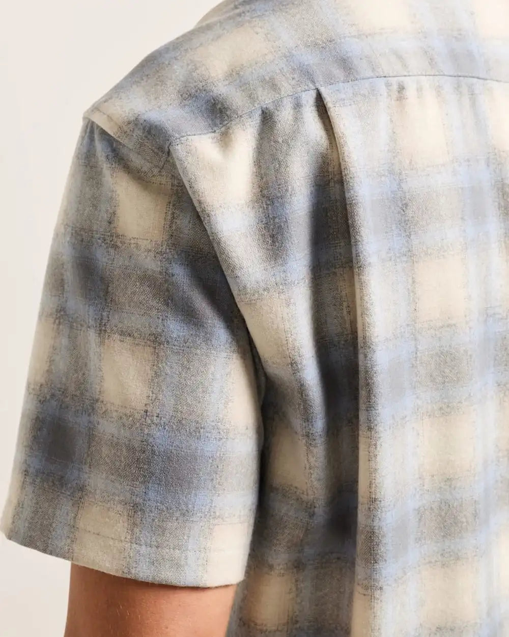MEN'S SHORT-SLEEVE PLAID BOARD SHIRT