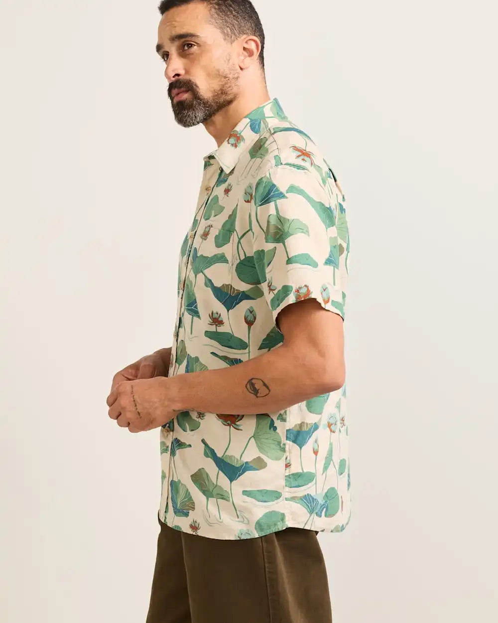 MEN'S SHORT-SLEEVE SHORELINE LINEN SHIRT