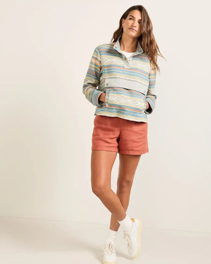 WOMEN'S DOUBLESOFT HALF-SNAP PULLOVER