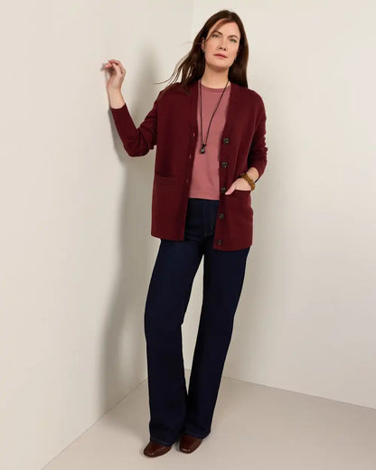 WOMEN'S RELAXED MERINO CARDIGAN