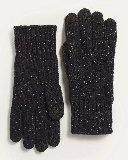 CABLE KNIT TEXTING GLOVES