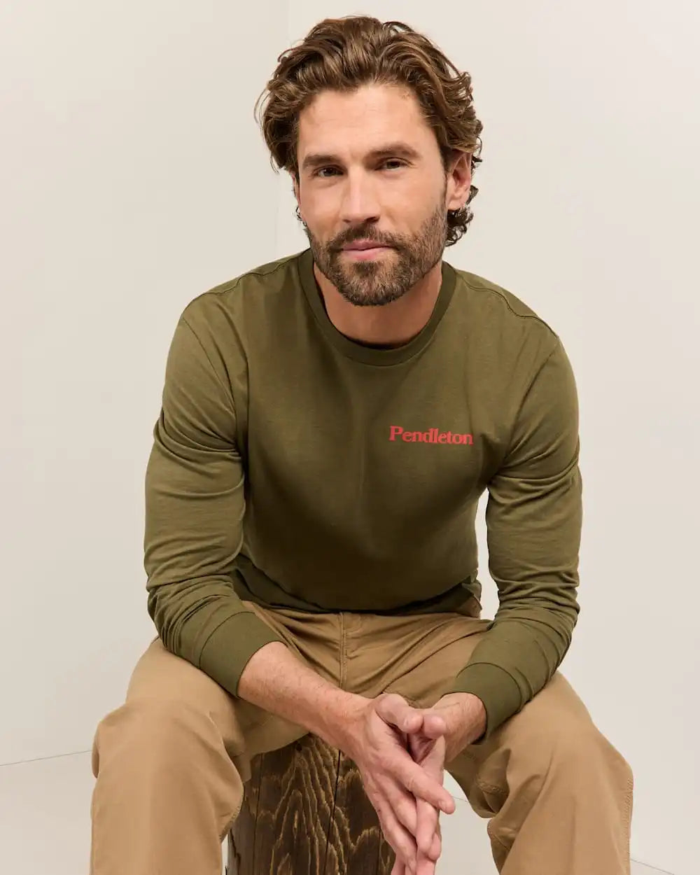 MEN'S LONG-SLEEVE FRESHWATER FISHING GRAPHIC TEE