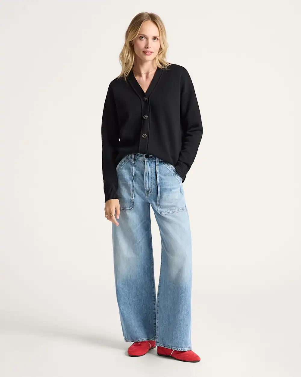 WOMEN'S RELAXED MERINO CARDIGAN