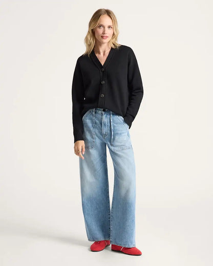 WOMEN'S RELAXED MERINO CARDIGAN