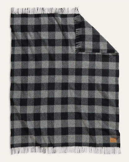 MOTOR ROBE THROW WITH LEATHER CARRIER