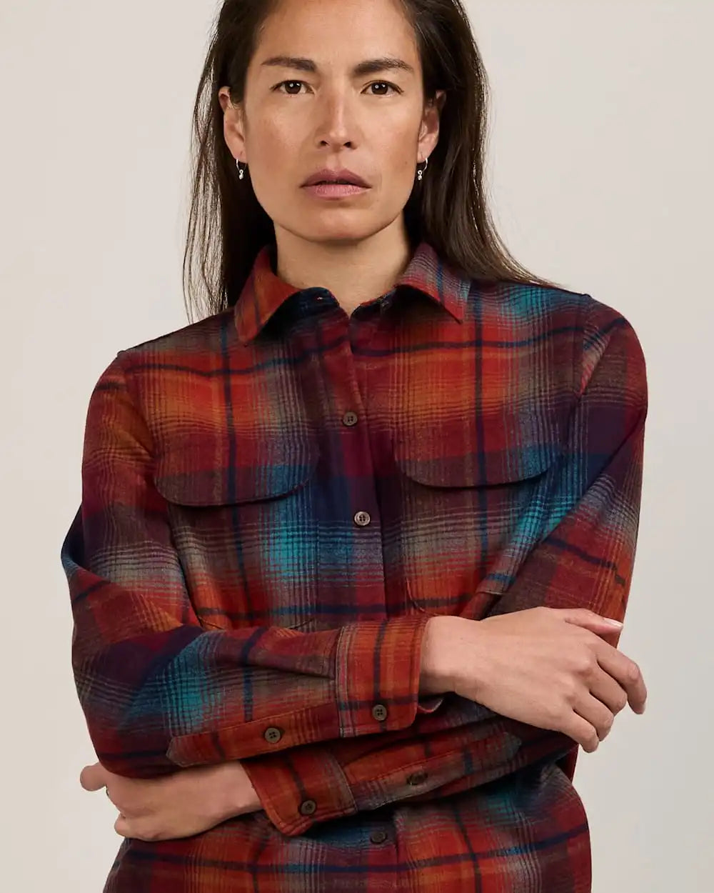 WOMEN'S PLAID BOARD SHIRT