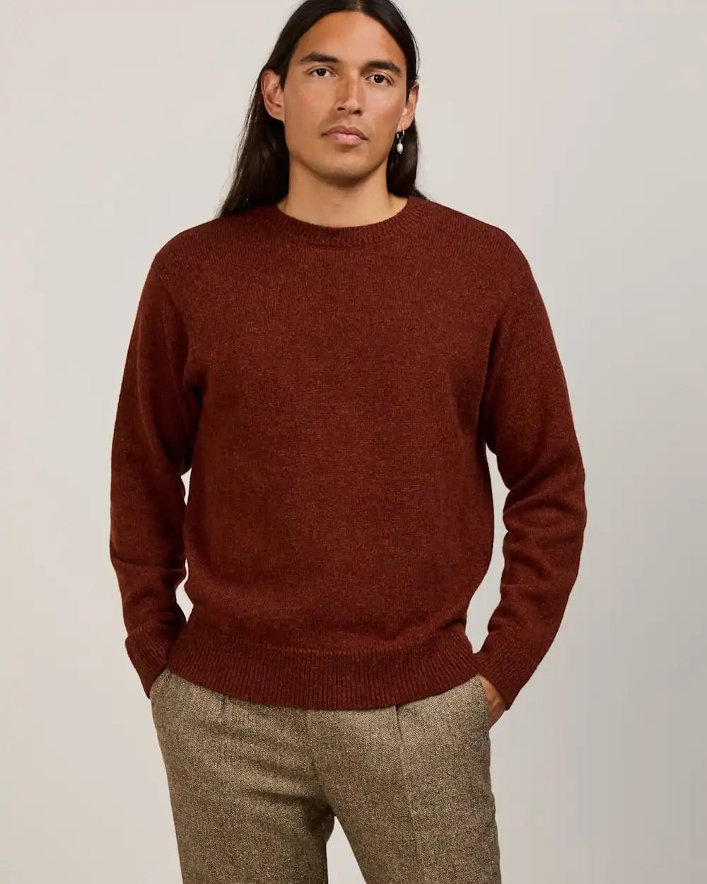 MEN'S SHETLAND COLLECTION SWEATER