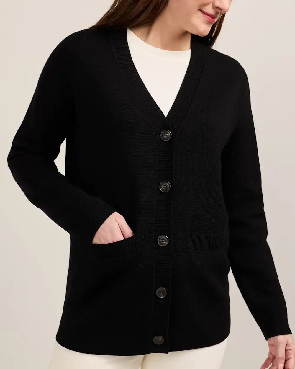 WOMEN'S RELAXED MERINO CARDIGAN