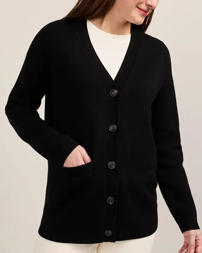 WOMEN'S RELAXED MERINO CARDIGAN