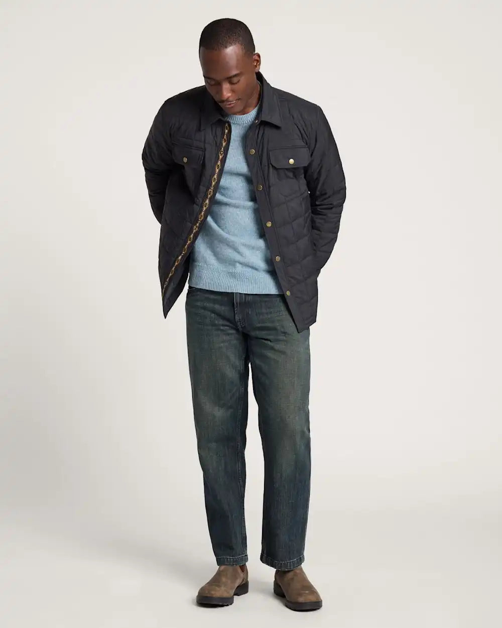 MEN'S ARROYO CRINKLE QUILTED SHIRT JACKET