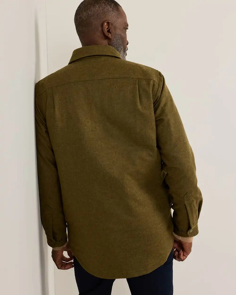 MEN'S QUILTED WOOL CPO JACKET