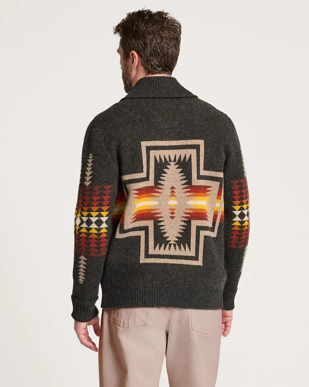 MEN'S HARDING LAMBSWOOL ZIP CARDIGAN