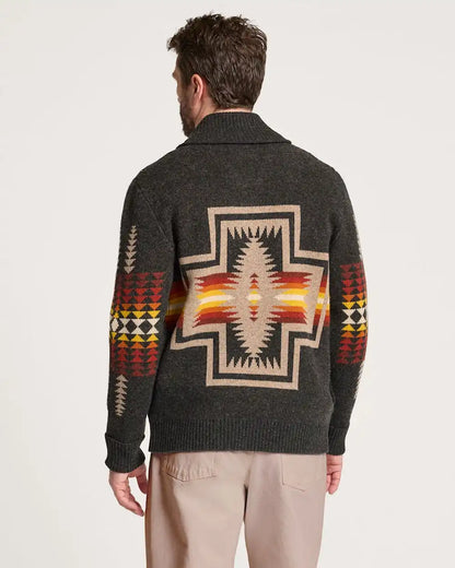 MEN'S HARDING LAMBSWOOL ZIP CARDIGAN