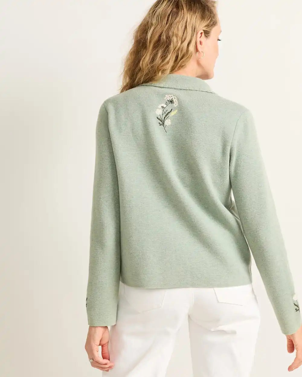 WOMEN'S FLORAL SOUVENIR CARDIGAN