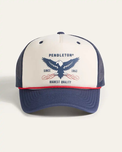 EAGLE FIVE PANEL TRUCKER HAT