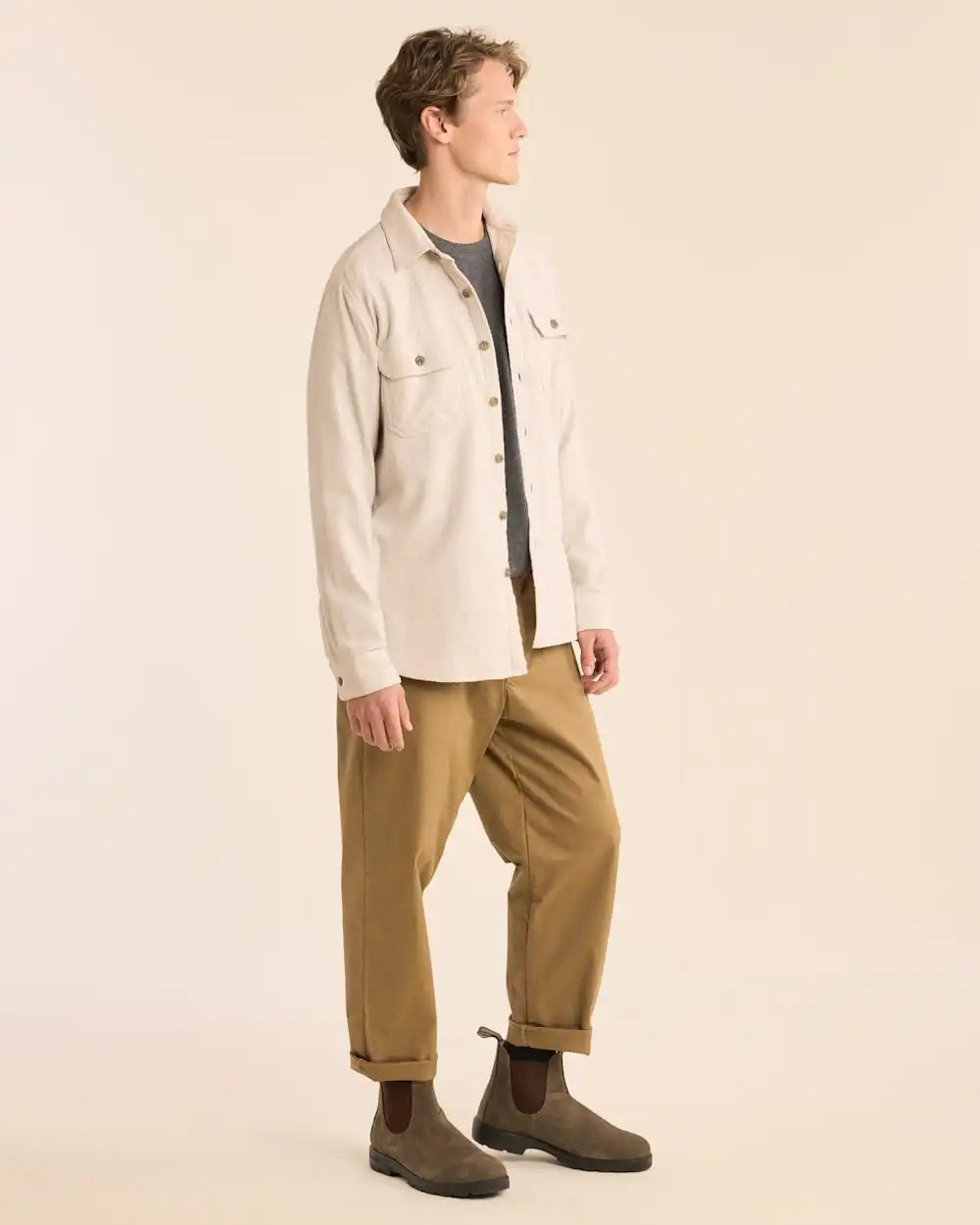 MEN'S BURNSIDE DOUBLEBRUSHED FLANNEL SHIRT
