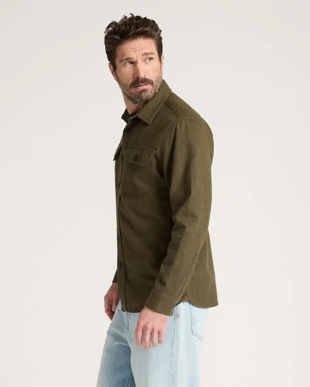 MEN'S BURNSIDE COTTON FLANNEL SHIRT