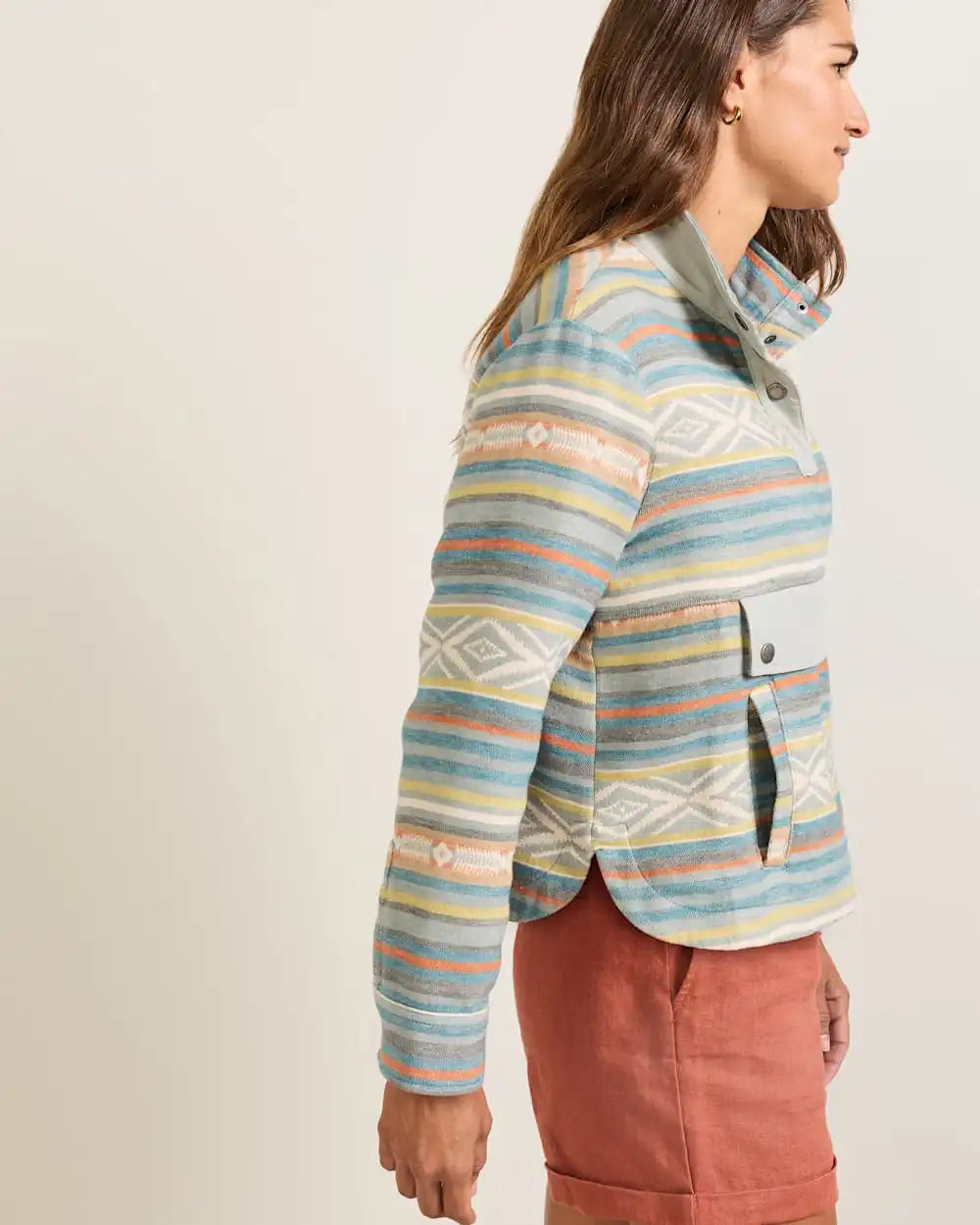 WOMEN'S DOUBLESOFT HALF-SNAP PULLOVER