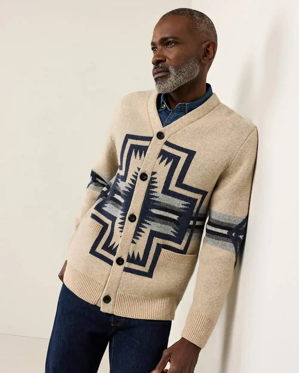 MEN'S HARDING LAMBSWOOL CARDIGAN