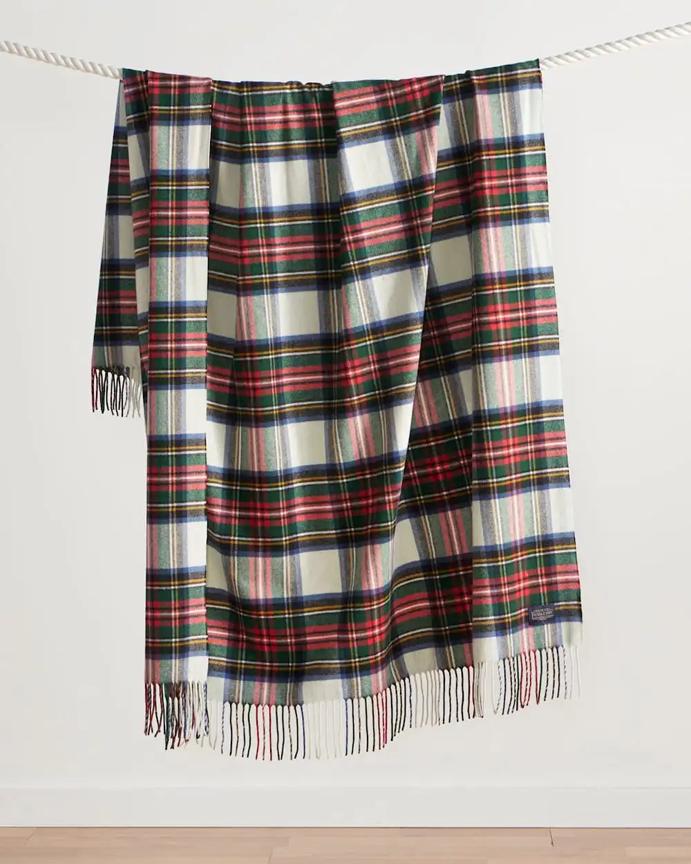 PLAID 5TH AVENUE MERINO THROW