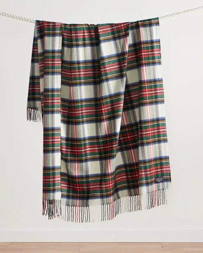 PLAID 5TH AVENUE MERINO THROW