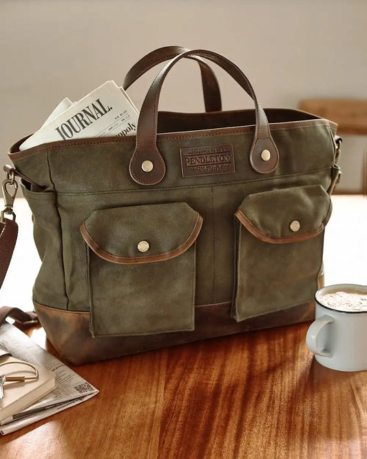 ODYSSEY WAXED CANVAS MESSENGER BAG