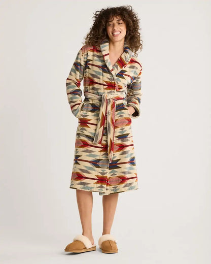 WOMEN'S WYETH TRAIL COTTON TERRY VELOUR BATHROBE