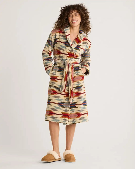 WOMEN'S WYETH TRAIL COTTON TERRY VELOUR BATHROBE