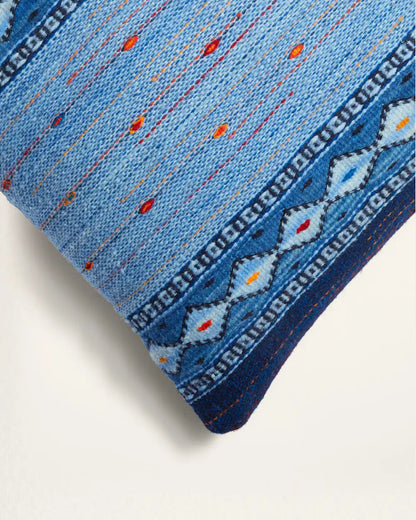 BLUE OCEAN SQUARE PILLOW
