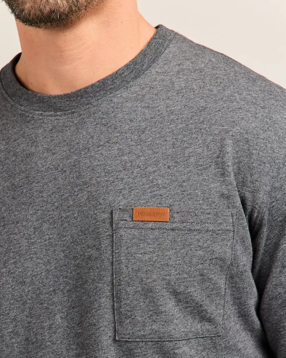 MEN'S LONG-SLEEVE DESCHUTES POCKET TEE