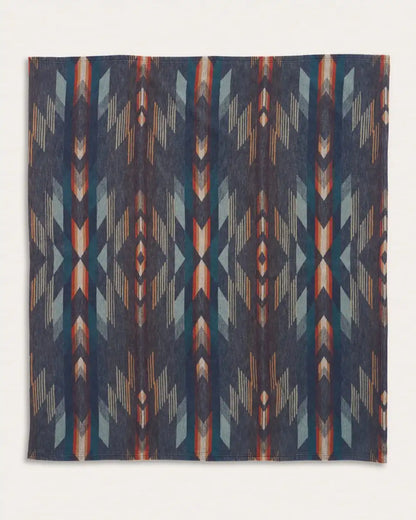 WYETH FALLS/STRIPE ORGANIC COTTON THROW GIFT PACK