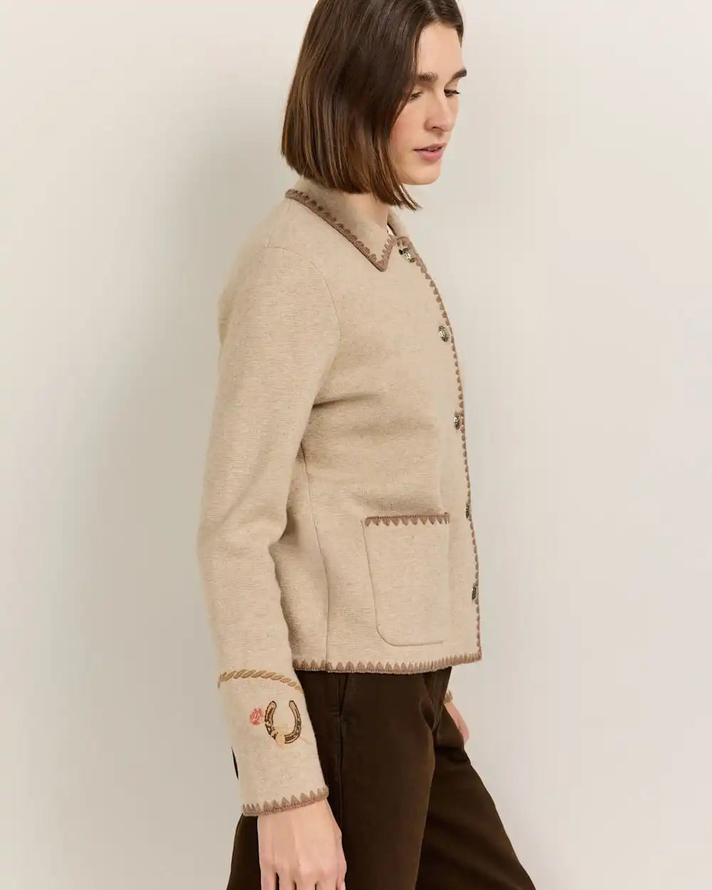 WOMEN'S WESTERN SOUVENIR CARDIGAN