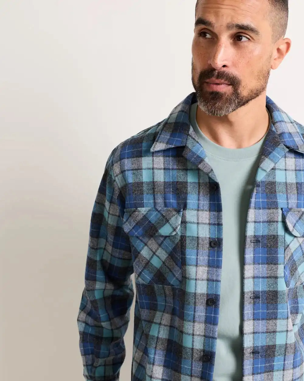 MEN'S PLAID BOARD SHIRT