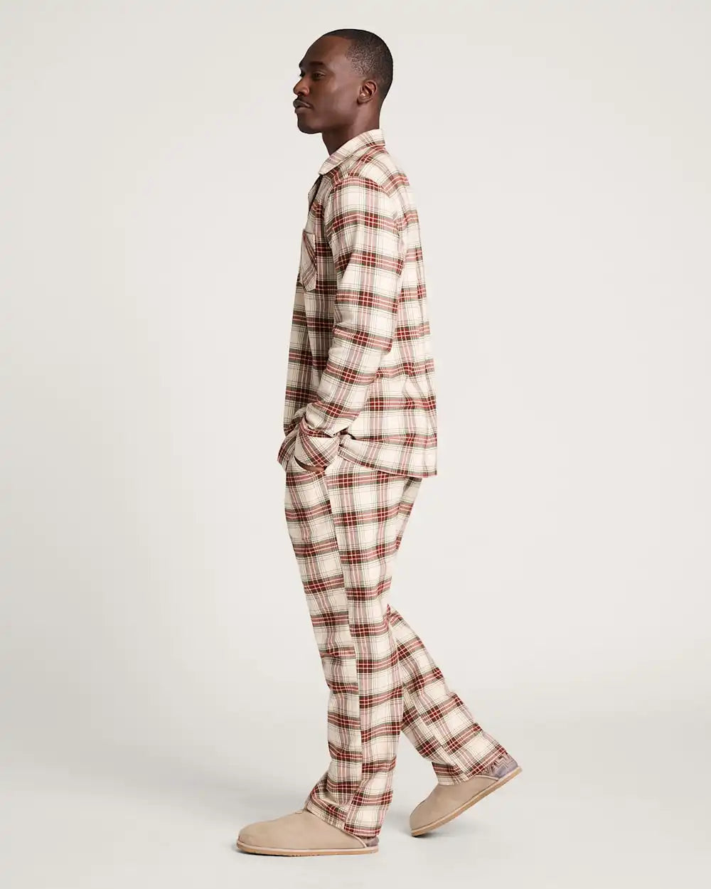 MEN'S PLAID FLANNEL PAJAMA SET