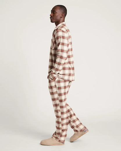 MEN'S PLAID FLANNEL PAJAMA SET