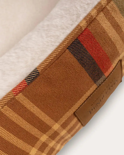 DESERT PLAID PET BED - KUDDLER