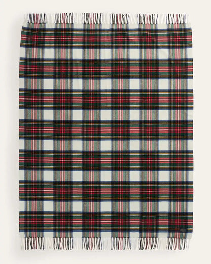 PLAID 5TH AVENUE MERINO THROW