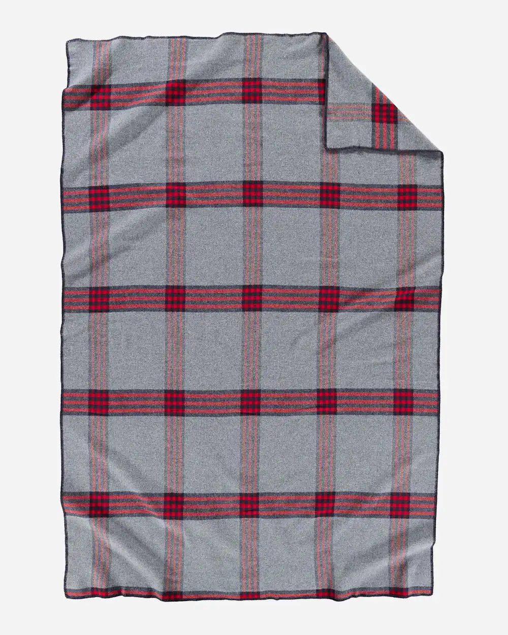 ECO-WISE WOOL PLAID/STRIPE BLANKET