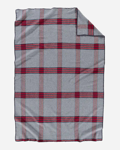 ECO-WISE WOOL PLAID/STRIPE BLANKET