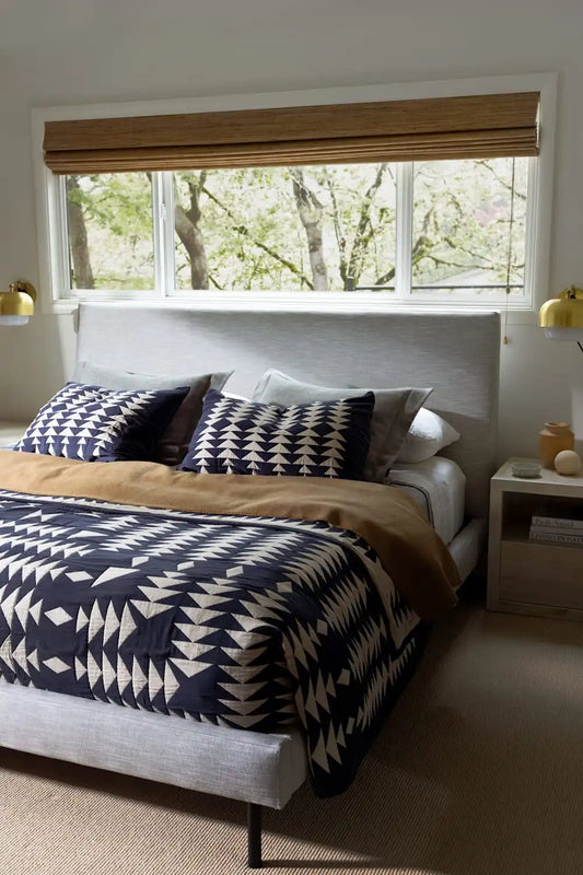 MIDNIGHT NOVA COTTON MATELASSE COVERLET SET