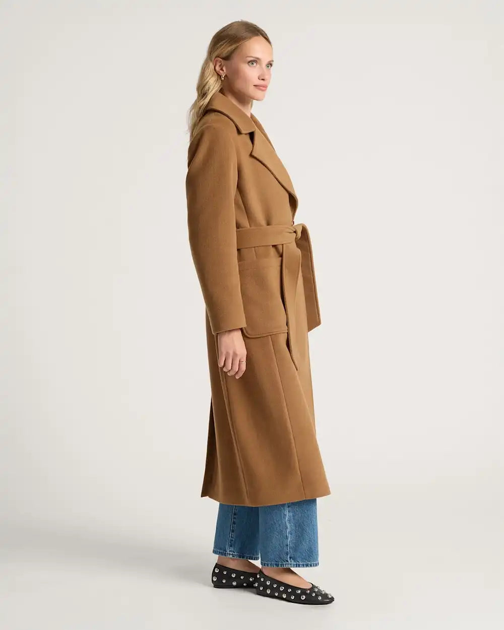 WOMEN'S NOB HILL WOOL WRAP COAT