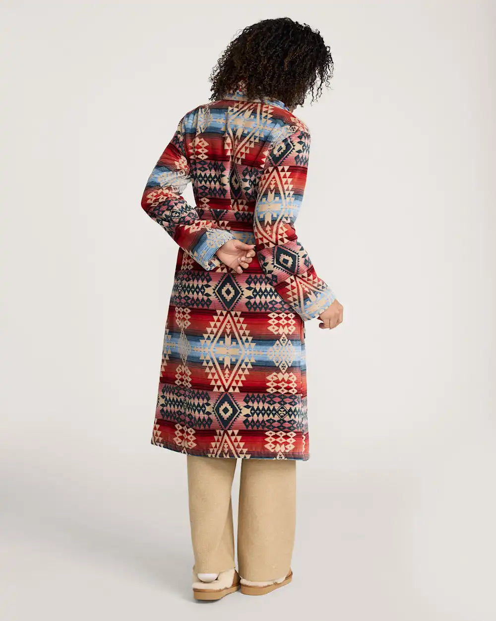 WOMEN'S COTTON TERRY VELOUR BATHROBE
